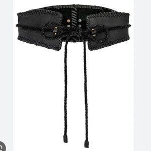 Free people leather corset belt